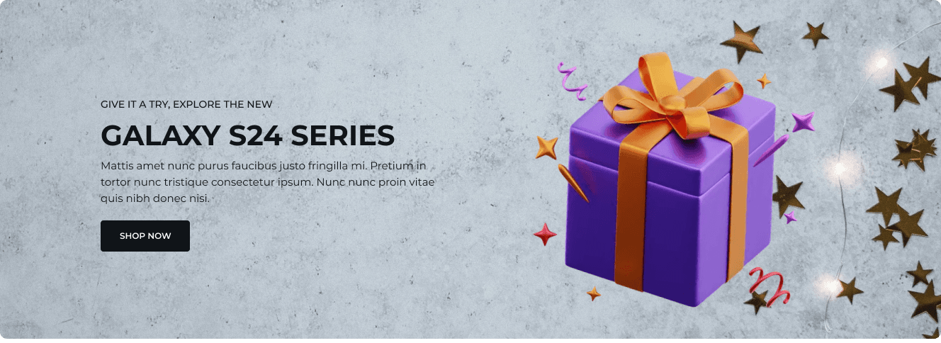 Gift banner